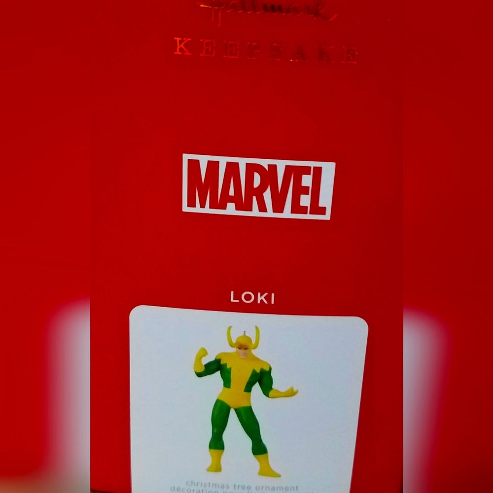 Hallmark Christmas Ornament Marvel Loke